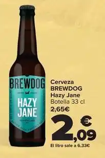 Carrefour Brewdog - cerveza hazy jane oferta