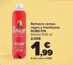 Carrefour Rubicon - refresco cereza negra y frambuesa oferta