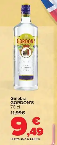 Carrefour Gordon's - ginebra oferta
