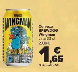 Carrefour Brewdog - cerveza wingman oferta