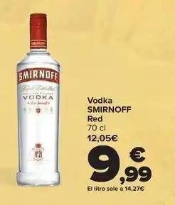 Carrefour Smirnoff - vodka red oferta