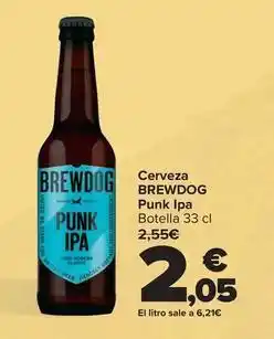 Carrefour Brewdog - cerveza punk ipa oferta