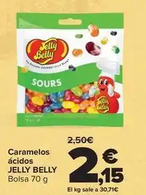 Carrefour Jelly belly - caramelos acidos oferta