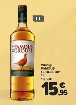 Carrefour The famous grouse - whisky oferta