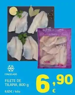 HiperDino Filete de tilapia oferta