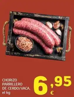 HiperDino Chorizo parrillero de cerdo/ vaca oferta