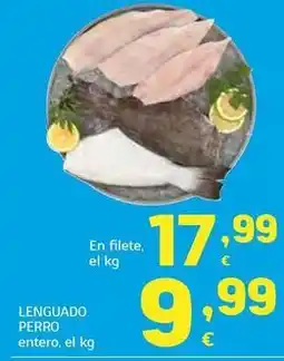 HiperDino Lenguado perro oferta