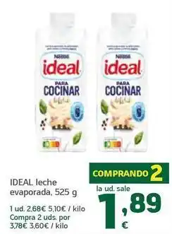 HiperDino Ideal - leche evaporada oferta