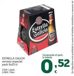 HiperDino Estrella galicia - cerveza especial oferta