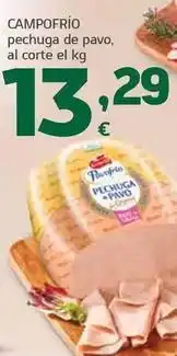 HiperDino Campofrío - pechuga de pavo oferta