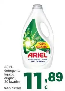HiperDino Ariel - detergente líquido original oferta