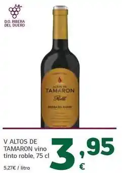 HiperDino Altos de tamarón - vino tinto roble oferta