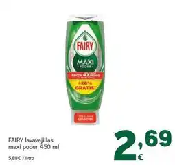 HiperDino Fairy - lavavajillas maxi poder oferta