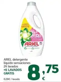 HiperDino Ariel - detergente líquido sensaciones oferta