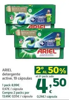 HiperDino Ariel - detergente active oferta