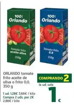 HiperDino Orlando - tomate frito aceite de oliva o frito 0.0 oferta