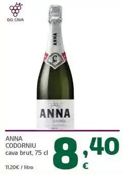 HiperDino Anna codorniu - cava brut oferta