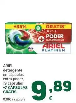 HiperDino Ariel - detergente en capsulas extra poder oferta