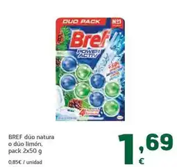 HiperDino Bref - dúo natura o dúo limón oferta