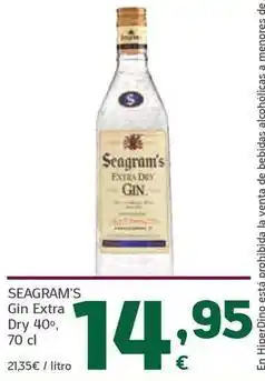 HiperDino Seagram's - gin extra dry oferta