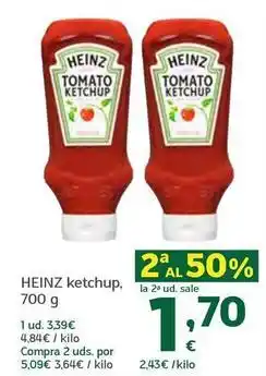 HiperDino Heinz - ketchup oferta