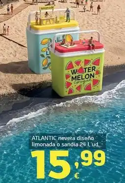 HiperDino Atlantic nevera diseno limonada o sandia oferta