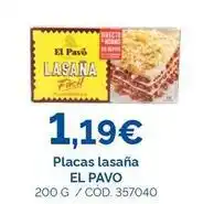 Dialsur Cash & Carry El pavo - placas lasaña oferta