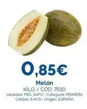 Dialsur Cash & Carry Origen - melón oferta