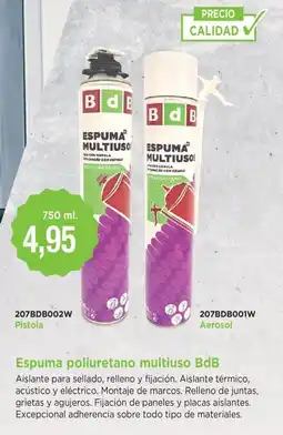 BdB Espuma poliuretano multiuso BdB oferta