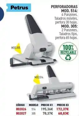 Carlin Perforadoras oferta