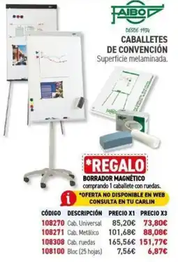 Carlin Caballetes de convención oferta