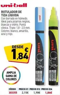 Carlin UNI-BALL Rotulador de tiza líquida oferta
