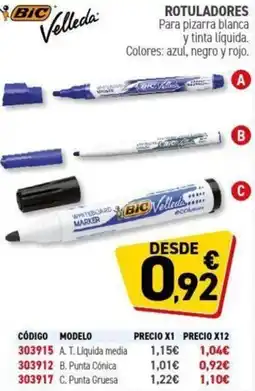 Carlin BIC Rotuladores oferta