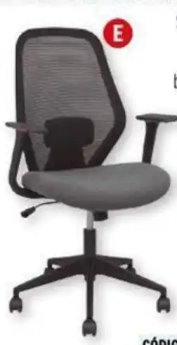 Carlin Sillas y sillón mod. ergo529: respaldo malla. base piramidal. oferta