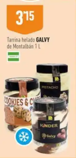 Supermercados Deza GALVY Tarrina helado de Montalbán oferta