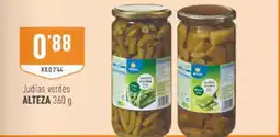 Supermercados Deza ALTEZA Judías verdes oferta