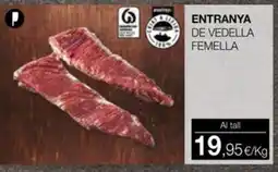 Plusfresc Entranya de vedella femella oferta