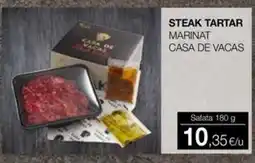 Plusfresc Steak tartar marinat casa de vacas oferta