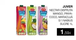 Plusfresc JUVER Nectar disfruta mango, pinya- coco, maracuja s/i nabius sucre oferta