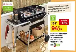 Leroy Merlin Icarus - barbacoa de carbón icarua alpha ii 10 comensalés oferta