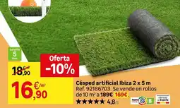 Leroy Merlin Fabricado en españa - cêsped artificial ibiza 2x5 m oferta