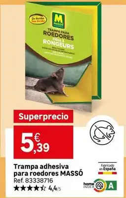 Leroy Merlin Garden - trampa adhesiva para roedores massó oferta