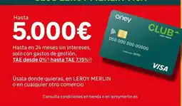 Leroy Merlin Solo - hasta oferta