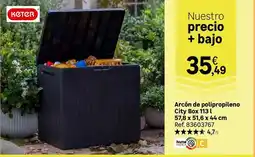 Leroy Merlin Keter - arcón de polipropileno clyox box t13l oferta