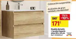 Leroy Merlin Fabricado en españa - mueble de baño + lavabo espacio oferta