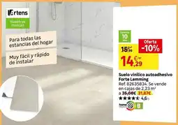 Leroy Merlin Carrefour - suelo víntico autoadhesivos forte lemming oferta