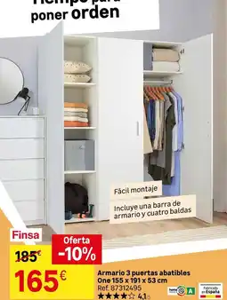 Leroy Merlin One - armario 3 puertas abatibles oferta