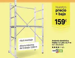 Leroy Merlin Home - andamio doméstico hobby x 1.56 x 0.77 m oferta