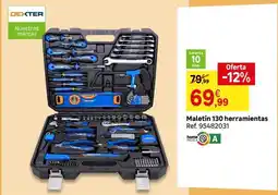 Leroy Merlin Dexter - maletín 130 herramientas oferta