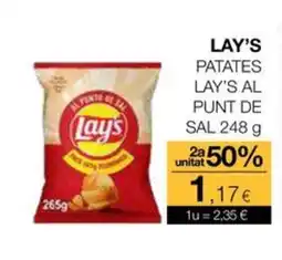 Plusfresc LAY'S Patates lay's al punt de sal oferta